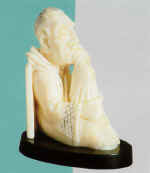 "Wise-man". Grampus tooth, jet.