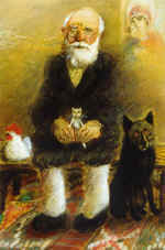 "All are mine". (Ivan Mikhailovich Russkiy). 1986. 50*34. Mixed technique. Sazhayev Family property.