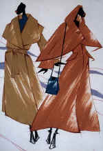 O.Arsenyeva, graduate project. Collection of coats. Supervised by Assoc. Prof. L.B.Orlova