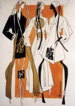 N.Solomeina, graduate project. Collection of womens clothes Eastern Wind. Supervised by T.I.Nekrich 