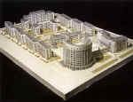 Group of 1st year students Model of Gorodok Chekistov Housing Complex 